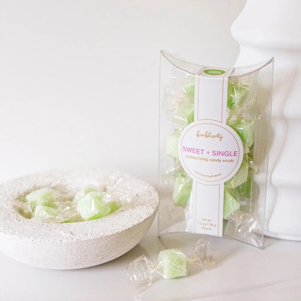 Sweet + Single Moisturizing Candy Scrub - Green